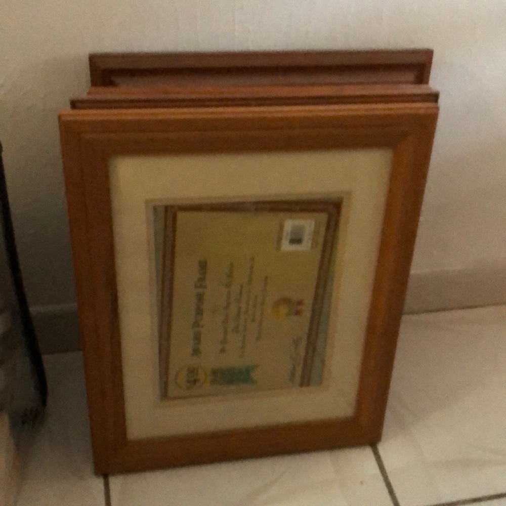 Award or photo frames